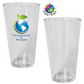 16 Oz. Clear Acrylic Pint Mixing Glass with 4 Color Process